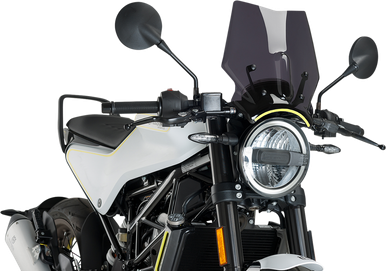 PUIG HI-TECH PARTS New Generation Windscreen - Dark Smoke - Husqvarna 9702F