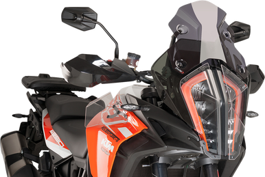 PUIG HI-TECH PARTS Race Windscreen - Dark Smoke - KTM 9716F