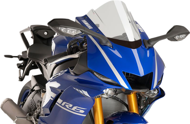 PUIG HI-TECH PARTS Race Windscreen - Clear - Yamaha 9723W