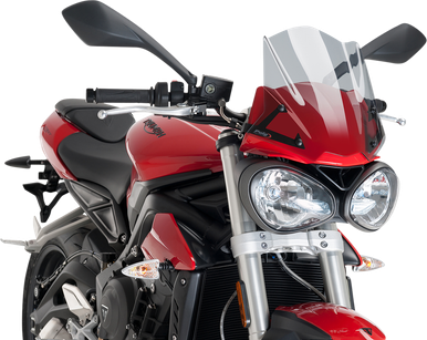 PUIG HI-TECH PARTS New Generation Windscreen - Light Smoke 9999H