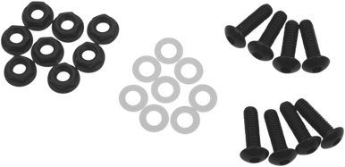 PUIG HI-TECH PARTS Windscreen Screw Kit - Black 0956N
