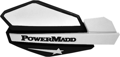 PowerMadd Cobra Handguards Black/White 34228