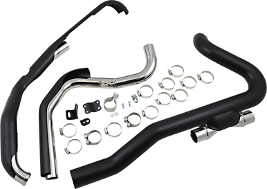 COBRA Pro Chamber Headpipes for Trike - Black 6256RB