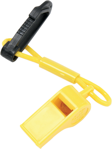ATLANTIS Whistle With Clip - Yellow A2712C