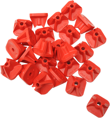 Stud Boy Super-Lite Plus Single Backer Plates Red 24 Pack 2462-P1-RED