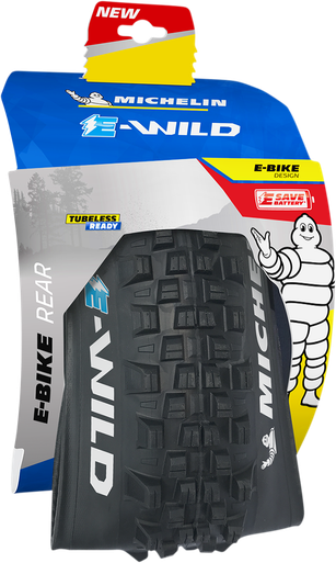 Michelin E-Wild Rear Tire 27.5 x 2.80 Tubeless Folding Black 17001