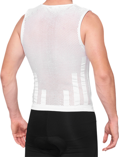 100% Zephyr Tank Jersey - White - Small/Medium 35502-000-17