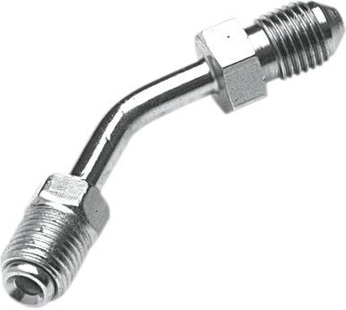 GOODRIDGE Tube Adapter - 45‚Â° - Chrome P646-03CH