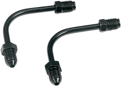 GOODRIDGE Tube Adapter - 90‚Â° - Long - Black P691-03BK