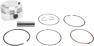 Wiseco Piston Kit 84mm 10.25:1 Compression Yamaha YFM350 Grizzly 2007-2014 4419M08400