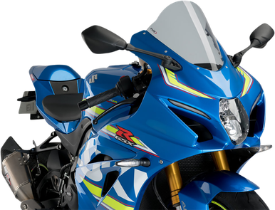 PUIG HI-TECH PARTS Race Windscreen - Smoke - GSX-R 3631H