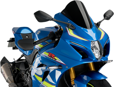 PUIG HI-TECH PARTS Race Windscreen - Black - GSX-R 3631N