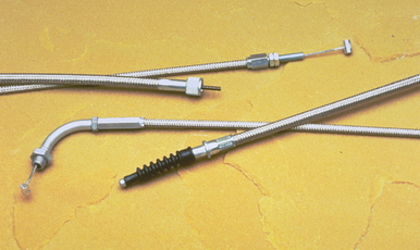 MOTION PRO Throttle Cable - Push - Kawasaki - Stainless Steel 63-0273