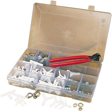 MOTION PRO T-Connector Fuel Line Fittings - 3/8" 12-0021