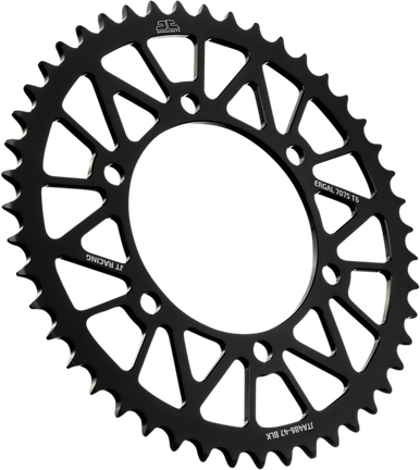 JT SPROCKETS Rear Sprocket - Kawasaki/Yamaha - Black - 47-Tooth JTA486.47BLK