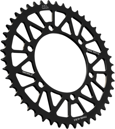 JT SPROCKETS Rear Sprocket - Kawasaki/Yamaha - Black - 46-Tooth JTA486.46BLK