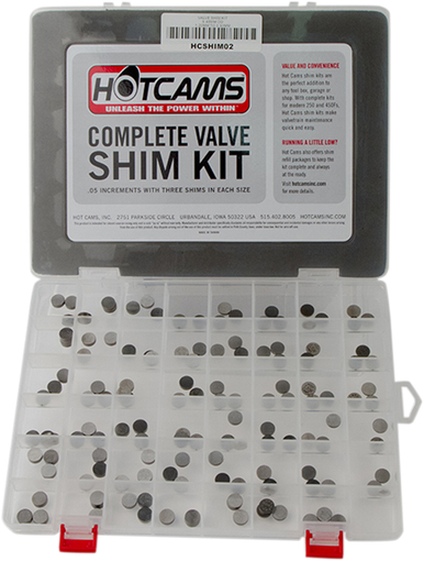 Hot Cams Cam Shim Kit for Honda CRF450R 2002-2023 HCSHIM02