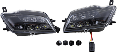 MOOSE UTILITY LED Headlight - Pioneer - Clear 400-1207-PU