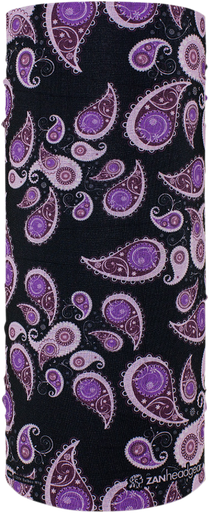 ZAN HEADGEAR Motley Tube - Purple Paisley T228