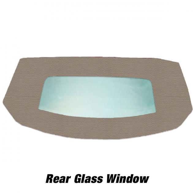 Kee Auto Top HG0289TN10SDX Convertible Rear Window - Vinyl, Direct Fit