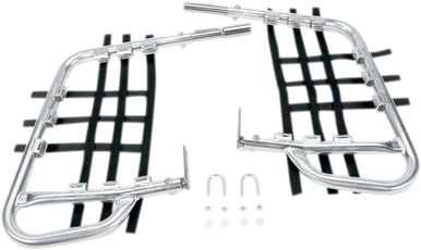 DG PERFORMANCE Nerf Bars - TRX400EX - Natural/Black 60-2205