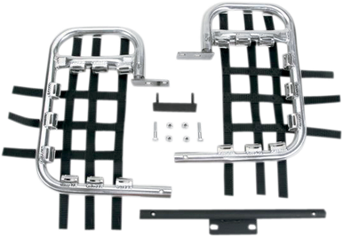 DG PERFORMANCE Nerf Bars - TRX250EX - Natural/Black 60-2505