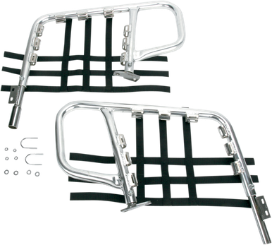 DG PERFORMANCE Nerf Bars - LT250R - Natural/Black 60-6235