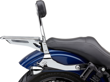 COBRA Backrest Kit - 14" - Chrome - Dyna 602-2004