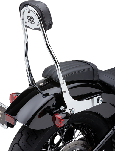 COBRA Backrest Kit - 14" - Chrome - FLHC/S 602-2010