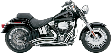 COBRA Speedster Swept Short Exhaust - Chrome - '86-'06 Softail 6223