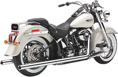 COBRA True Dual Exhaust - Billet Tip - '86-'06 Softail 6984