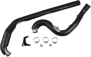 COBRA True Dual Headpipes - Black - '95-'06 FL 6250RB