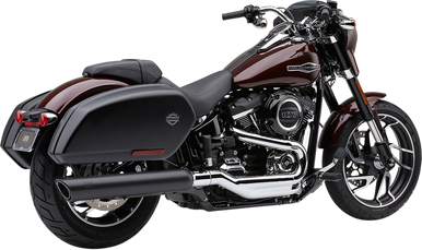 COBRA 909 Twin Muffler for FLSB - Black 6520B