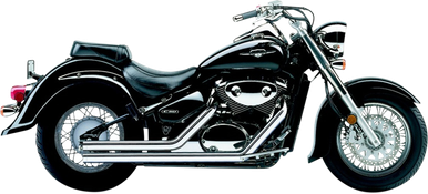 COBRA Streetrod Slashdown Exhaust - Chrome - C50/M50/Volusia 3717T
