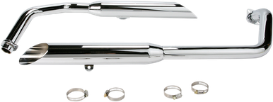 COBRA Classic Slashcut Exhaust - Chrome - Shadow Spirit 1374SC