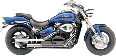 COBRA Classic Slashcut Exhaust - Chrome 3167SC