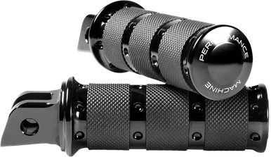 PERFORMANCE MACHINE (PM) Footpeg - Black - XLS - M8 0035-1247M-B