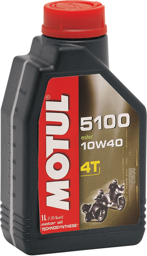 MOTUL 5100 4T Synthetic Blend Oil- 10W-40 - 1 L 104066