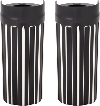 ARLEN NESS 10-Gauge Fork Boot Covers - Chrome - +2" - FLHT 20-058