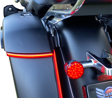 CUSTOM DYNAMICS Saddlebag Lights - Indian - Red CD-INDBAG-INT-R