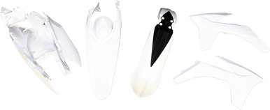 ACERBIS Standard Replacement Body Kit - White/Black - KTM 2250390002