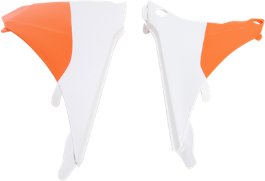 ACERBIS Airbox Cover - White/Orange - KTM 2374121088
