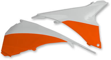 ACERBIS Airbox Cover - White/Orange - KTM 2374125412