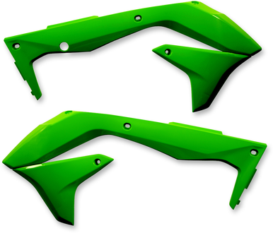 ACERBIS Radiator Shrouds - Green - KX450F 2449690006