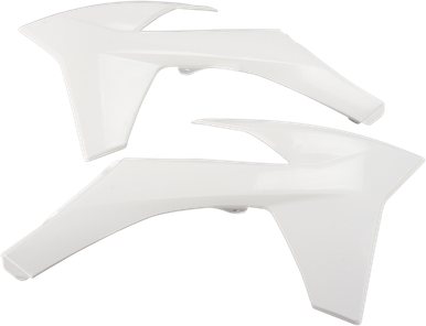 ACERBIS Radiator Shrouds - White - KTM 2205440002