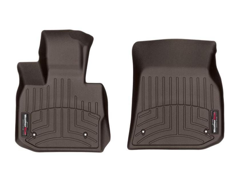 Weathertech 4712731, Floor Liner, DigitalFit (R), Molded Fit, Raised Channels With A Lower Reservoir, Cocoa, High-Density Tri-Extruded Material, 2 Piece