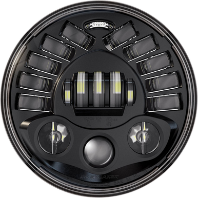 CUSTOM DYNAMICS 7" Adaptive Headlamp - Black PB-7A-IND-B