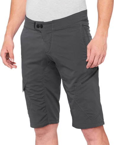 100% Ridecamp Shorts - Charcoal - US 32 40029-00009