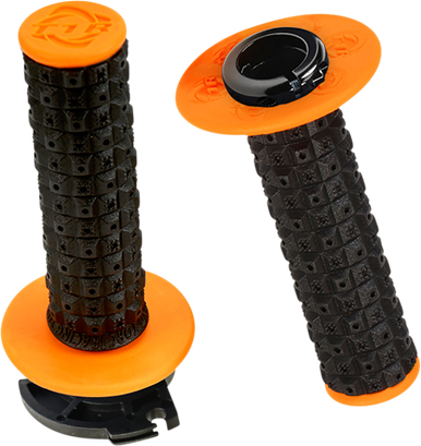 TORC1 Grips - Defy - Lock-On - Black/Orange 2650-0205
