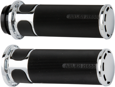 ARLEN NESS Grips - Slot Track - Cable - Chrome 07-300